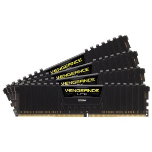 CORSAIR 16GB (4X16GB) DDR4 4000MHz CL18 Vengeance LPX Siyah Quad Kit PC Ram