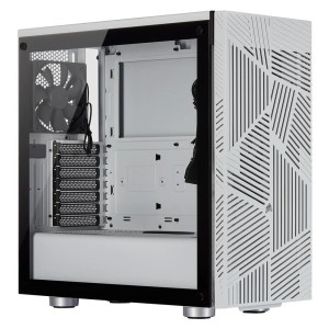 CORSAIR 275R Temper Camlı 120mm Fanlı Mid-Tower Beyaz Kasa