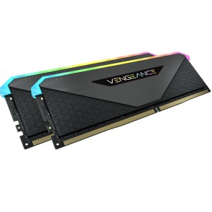 CORSAIR 32GB (2 x 16GB) Vengeance RGB DDR4 3200MHz C16 Pc Ram