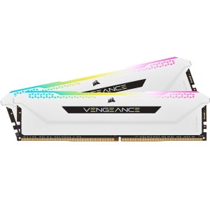 CORSAIR 32GB (2x16GB) DDR4 DRAM 3200MHz C16 Vengeance RGB PRO SL Beyaz PC Ram