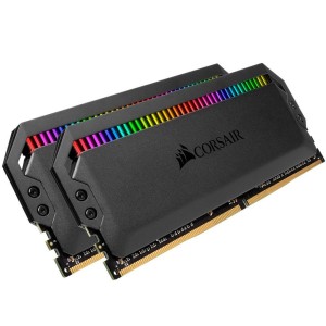 CORSAIR 32GB (2x16GB) Dominator Platinum RGB Siyah DDR4 3200MHz CL16 DualKit Ram