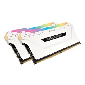 CORSAIR 32GB (2X16GB) Vengeance RGB PRO 3200Mhz DDR4 C16 White Ram - CMW32GX4M2E3200C16W