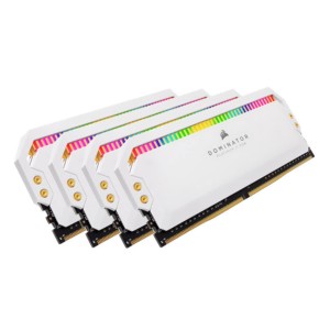 CORSAIR 32GB (4X8GB) DDR4 3600MHz CL18 Dominator Platinum RGB Beyaz Quad Kit PC Ram