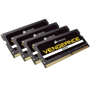 CORSAIR 64GB (4x16GB) 2666MHz CL18 DDR4 Vengeance Notebook Ram 