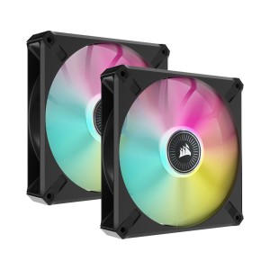 CORSAIR CO-9050115-WW ML140 RGB ELITE Premium 140mm PWM Manyetik 2'li Fan Kiti