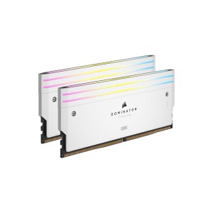 CORSAIR DOMINATOR TITANIUM WHITE RGB 32GB (2x16GB) 7200Mhz CL34 DDR5 INTEL XMP Ram-CMP32GX5M2X7200C34W