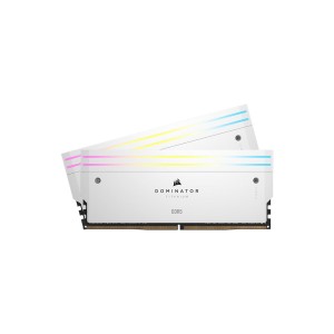 CORSAIR DOMINATOR TITANIUM WHITE RGB 32GB (2x16GB) 7200Mhz CL34 DDR5 INTEL XMP Ram-CMP32GX5M2X7200C34W