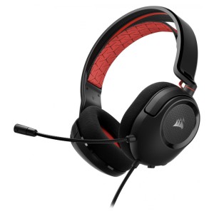 CORSAIR HS35 V2 Kırmızı Mikrofonlu Stereo Gaming Kulaklık-CA-9011384-EU