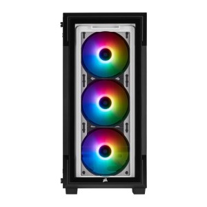 CORSAIR iCUE 220T Temperli Cam 120mm RGB Fanlı Mid-Tower Beyaz Kasa