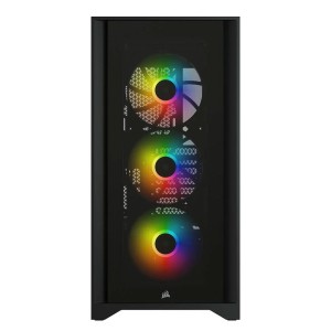 CORSAIR iCUE 4000X RGB RM850e Full Modüler 850W 80Plus Gold 3xSP120 RGB Elite Fanlı Kasa -CC-9020152-EU