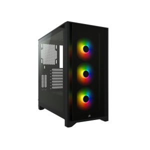 CORSAIR iCUE 4000X RGB RM850e Full Modüler 850W 80Plus Gold 3xSP120 RGB Elite Fanlı Kasa -CC-9020152-EU