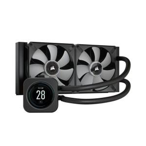 CORSAIR iCUE H100i ELITE LCD Ekran 240mm Sıvı İşlemci Soğutucusu CW-9060061-WW