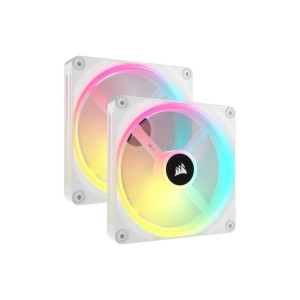 CORSAIR iCUE LINK 2xQX140 RGB 140mm PWM Beyaz Fan-CO-9051008-WW