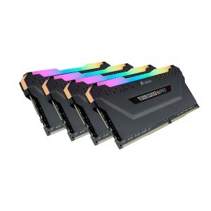 CORSAIR Vengeance RGB PRO 64GB (4x16GB) 3200MHz DDR4 CL16 Quad Kit Ram-CMW64GX4M4E3200C16