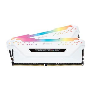 CORSAIR Vengeance RGB PRO CMW16GX4M2A2666C16W 16GB (2x8GB) DDR4 2666MHz CL16 Beyaz Ram