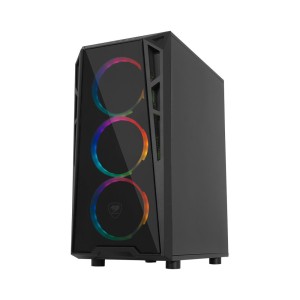 COUGAR TURRET Temperli Cam 3x120mm RGB Fan 700W 80 Plus Mid-Tower Gaming Kasa