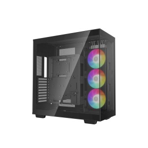 DeepCool CH780 1x420mm ARGB Fanlı Type-C  ATX+ Panaromik Camlı Siyah Gaming Kasa