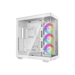 DeepCool CH780 WH 1x420mm ARGB Fanlı Type-C ATX+ Panaromik Camlı Beyaz Gaming Kasa