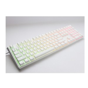 DUCKY ONE 3 Mekanik Brown Switch Beyaz Tuşlu RGB LED Türkçe Gaming Klavye