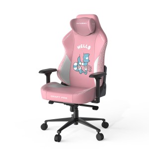 DXRacer Cadeira Craft Pro Pembe Hello Cat Oyuncu Koltuğu