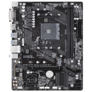 Gigabyte A320M H AMD A320 Soket AM4 DDR4 3200MHz (O.C.) M.2 mATX Anakart