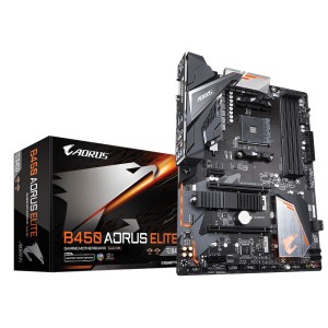 GIGABYTE B450 AORUS ELITE AMD B450 Soket AM4 DDR4 3600 MHz (O.C.) USB 3.1 Anakart