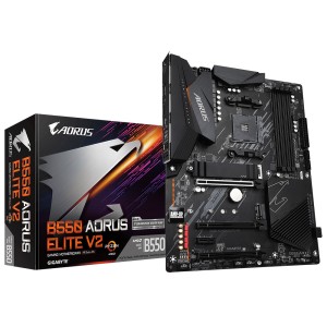 GIGABYTE B550 AORUS ELITE V2 Amd B550 Soket AM4 DDR4 4733MHz (O.C.) M.2 Anakart