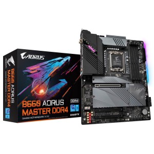 GIGABYTE B660 AORUS MASTER DDR4 Intel B660 Soket 1700 DDR4 3200MHz mATX Anakart