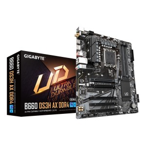 GIGABYTE B660 DS3H AX DDR4 Intel B660 Soket 1700 DDR4 5333MHz (O.C.) ATX Anakart