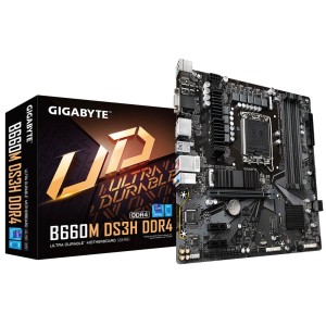 GIGABYTE B660M DS3H DDR4 Intel B660 Soket 1700 DDR5 3200MHz mATX Anakart