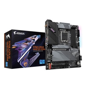 GIGABYTE B760 AORUS MASTER DDR4 Soket LGA1700 B760  DDR4 5333MHz (OC) ATX Anakart