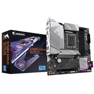 GIGABYTE B760M AORUS ELITE AX Intel LGA1700 Soket 7600MHz (OC) mATX Anakart