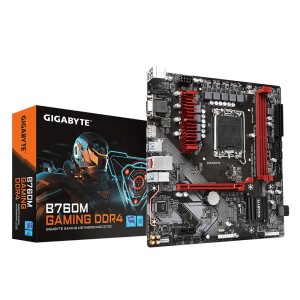 GIGABYTE B760M GAMING DDR4 Intel B760 Soket LGA1700 DDR4 5333MHz (OC) mATX Anakart