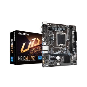 GIGABYTE H610M H V2 DDR5 5600Mhz Soket LGA1700 Intel mATX Anakart