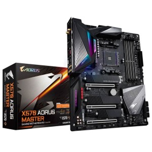 GIGABYTE X570 AORUS MASTER AMD X570 Soket AM4 DDR4 4400MHz (O.C.) M.2 RGB Anakart