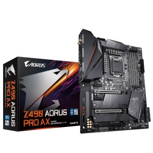 GIGABYTE Z490 AORUS PRO AX WIFI INTEL Z490 Soket 1200 DDR4 5000Hz (O.C) M.2 ATX Anakart