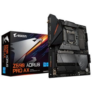 GIGABYTE Z590 AORUS PRO AX WIFI INTEL Z590 Soket 1200 DDR4 5400Hz (O.C) M.2 ATX Anakart