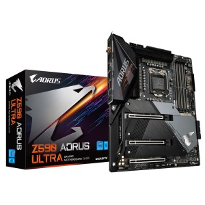 GIGABYTE Z590 AORUS ULTRA WIFI INTEL Z590 Soket 1200 DDR4 5400Hz (O.C) M.2 ATX Anakart