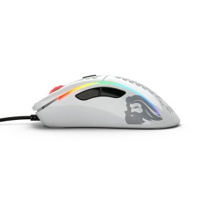 Glorious Model D Minus 12000DPI Mat Beyaz Kablolu RGB Gaming Mouse