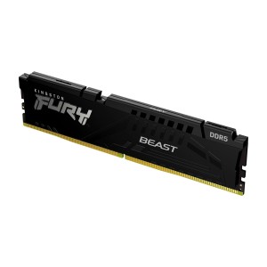 Kingston Fury Beast 16GB (1x16) DDR5 4800MHZ Siyah CL38 Ram-(KF548C38BB-16)