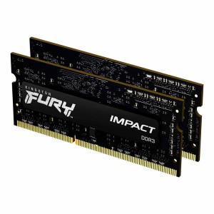 Kingston Fury Impact (KF316LS9IBK2/16)16GB (2x8) DDR3 1600MHZ Siyah CL19 Notebook Ram