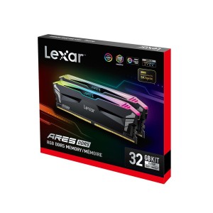 Lexar ARES RGB 32GB (2x16) DDR5 6800MHz Siyah CL34 PC Ram-LD5U16G68C34LA-RGD