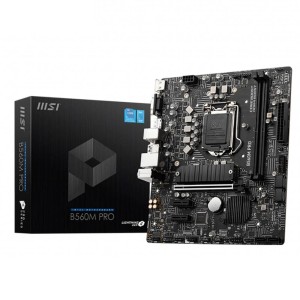 MSI B560M PRO Intel B560 Soket 1200 DDR4 5200MHz (O.C.) M.2 mATX Anakart