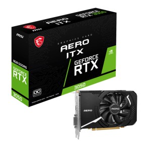 MSI GeForce RTX 3050 AERO ITX 8G OCV1 8GB GDDR6 128Bit DX12 Ekran Kartı