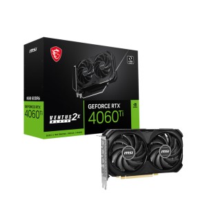 MSI GeForce RTX 4060 Ti VENTUS 2X BLACK 8GB 128Bit GDDR6 DLSS 3 NVIDIA Ekran Kartı