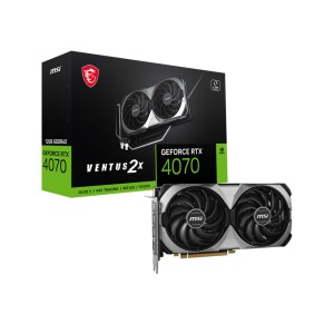 MSI GeForce RTX 4070 VENTUS 2X E 12G 192Bit 12GB PCI-E 4.0 GDDR6X NVIDIA DLSS 3 Ekran Kartı