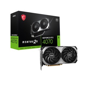 MSI GeForce RTX 4070 VENTUS 2X E 12G OC 192Bit 12GB PCI-E 4.0 GDDR6X NVIDIA DLSS 3 Ekran Kartı