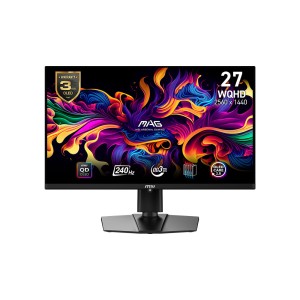 MSI  MAG 271QPX QD-OLED E2 26.5" 240HZ 0.03MS 2560x1440 (WQHD) HDR AMD FreeSync Premium Pro GAMING MONITOR