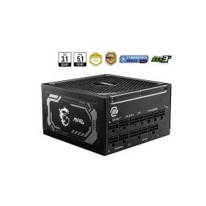 MSI MAG A1000GL PCIE5 1000W 80Plus Gold  ATX 3.1 Full Modüler Güç Kaynağı