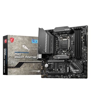 MSI MAG B560M MORTAR Intel B560 Soket 1200 DDR4 5066MHz (O.C.) M.2 mATX Anakart